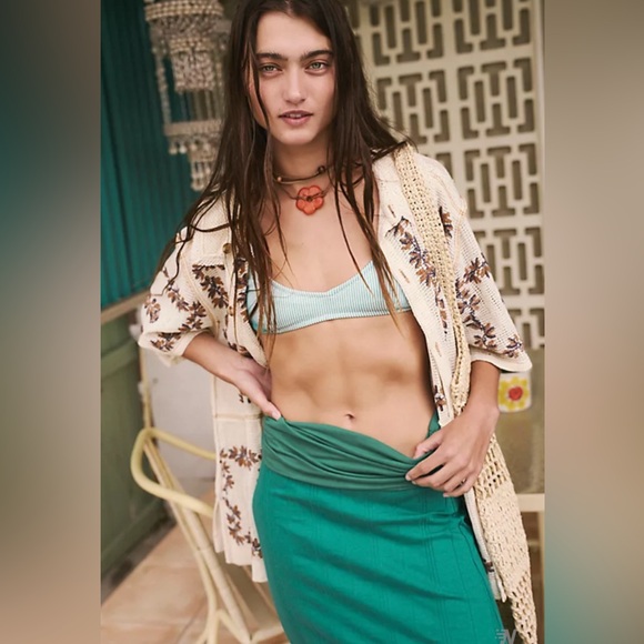 NWOT Free People Beach Essential Convertible Skirt - Picture 4 of 8